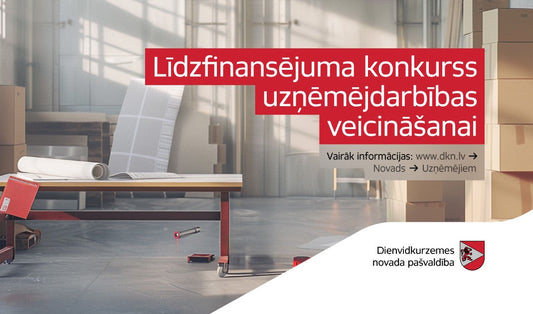 Līdzfinansējuma konkurss uzņēmējdarbības veicināšanai 2026. gadā!