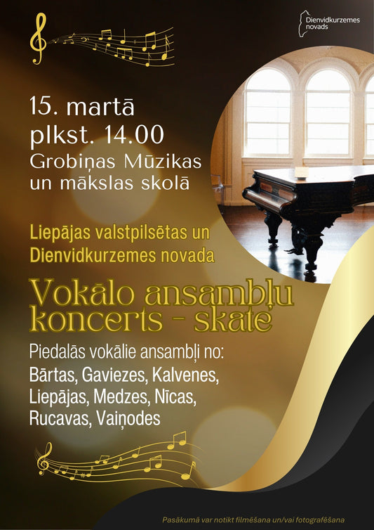 Vokālo ansambļu koncerts - skate