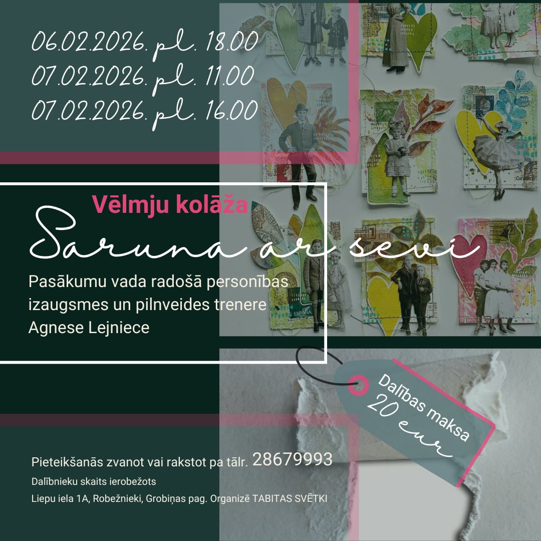 Vēlmju kolāža. Saruna ar sevi