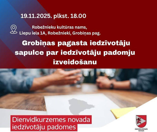 Grobiņa pagasta iedzīvotāju sapulce.