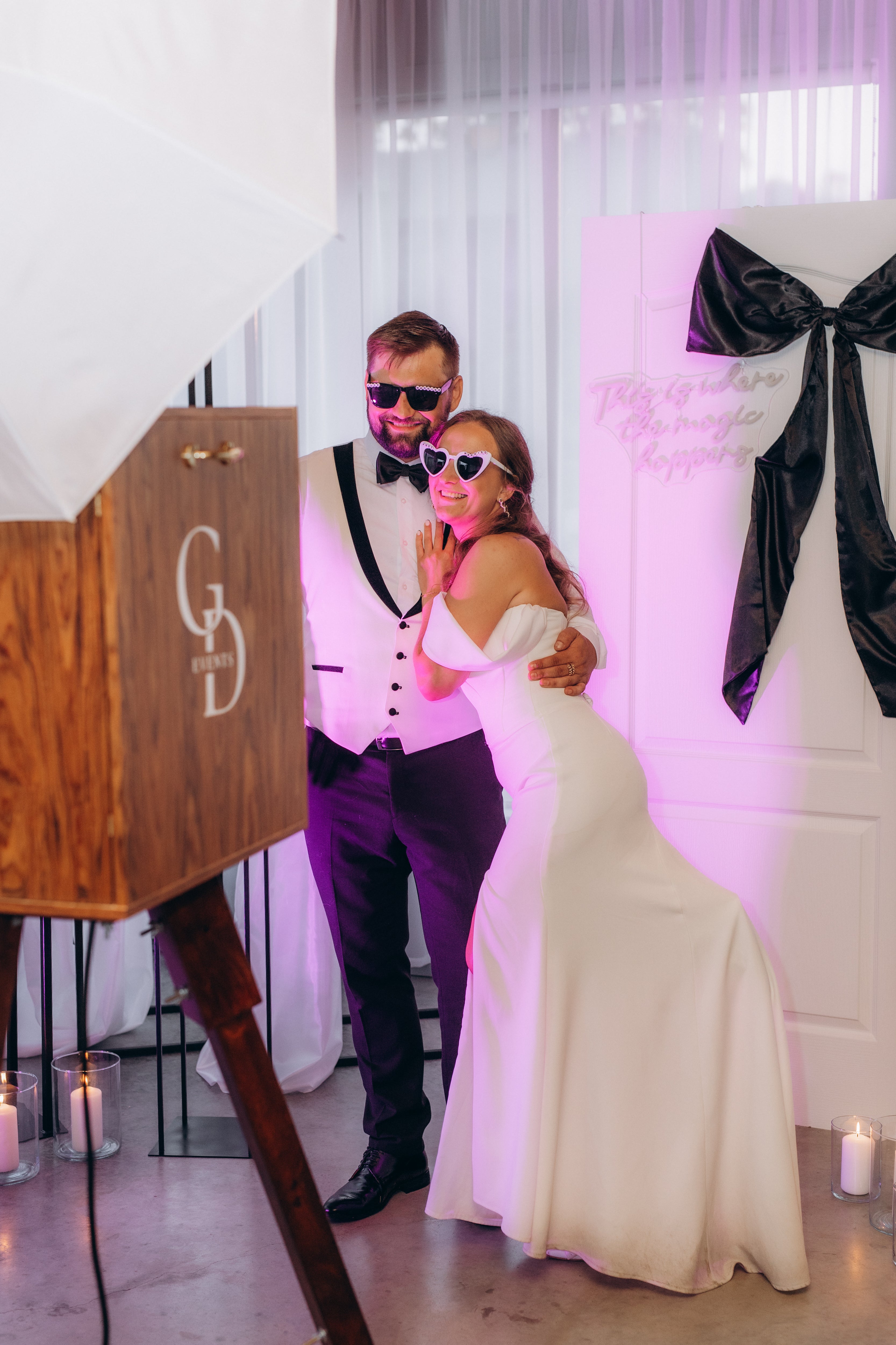 GD Events fotokaste kāzās