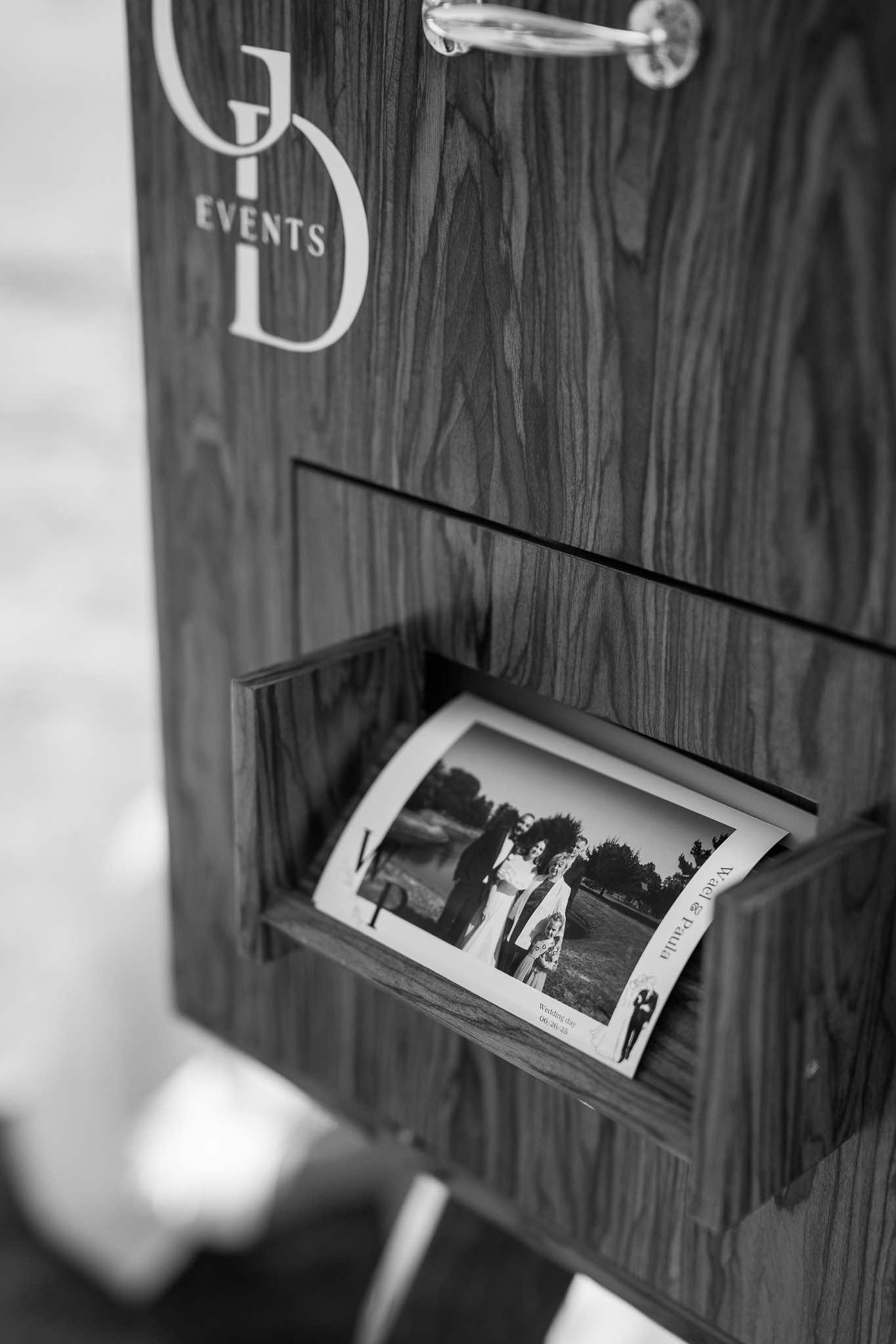 GD Events melnbalta foto izdruka