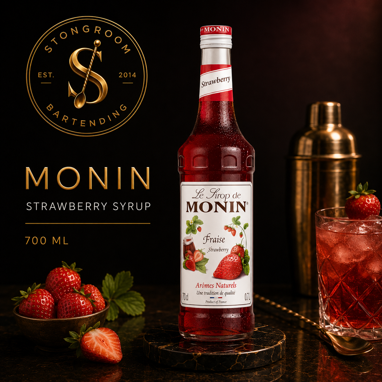 Monin Zemeņu sīrups 700ml