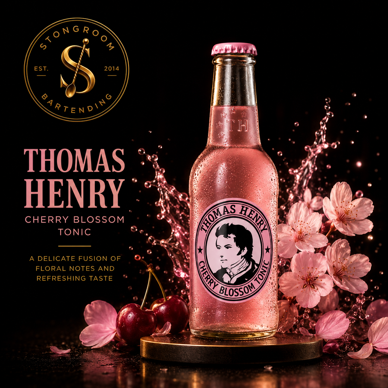 Thomas Henry ķiršu ziedu toniks 24 gb.