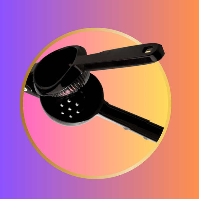 Rokas metāla citrus spiede Melna