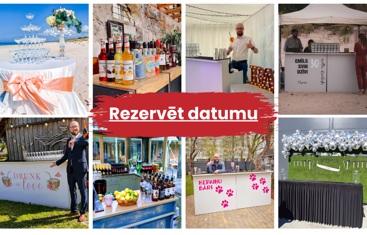 Rezervēt datumu — izbraukuma bāra pakalpojumi